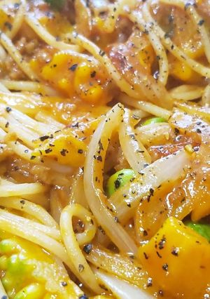 豚ミンチとゴーヤでナポリタン-レシピのメイン写真