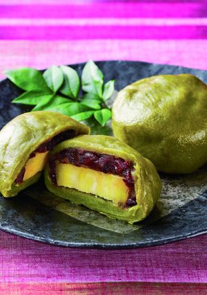 桑抹茶のいきなり団子♪-レシピのメイン写真