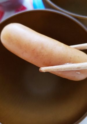 ボイルウインナー♪洗い物はマグひとつ！-レシピのメイン写真