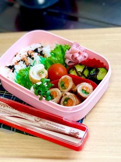 毎日お弁当♪インゲン人参豚肉巻き-レシピのメイン写真