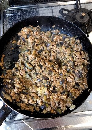 茄子たっぷり肉味噌-レシピのメイン写真