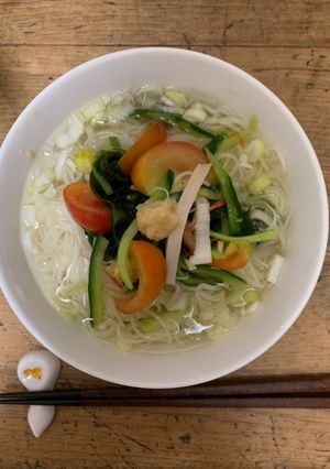 夏めし 夏野菜そうめん-レシピのメイン写真