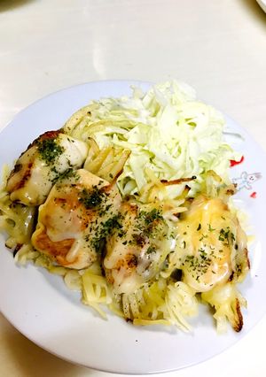 チーズがけ☆バジルポテトのささ身巻き-レシピのメイン写真