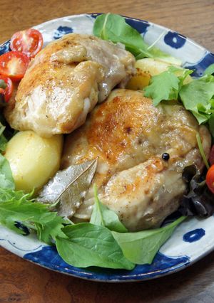 鶏もも肉のコンフィ-レシピのメイン写真