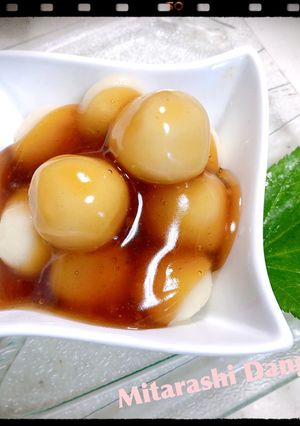 お豆腐deヘルシーもっちりみたらし団子♪-レシピのメイン写真