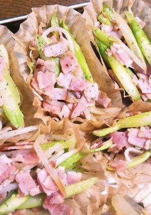 アスパラとベーコンの炒めもの-レシピのメイン写真