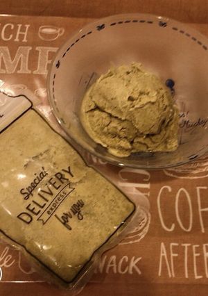 粉茶にひと工夫、濃厚抹茶アイスクリーム-レシピのメイン写真