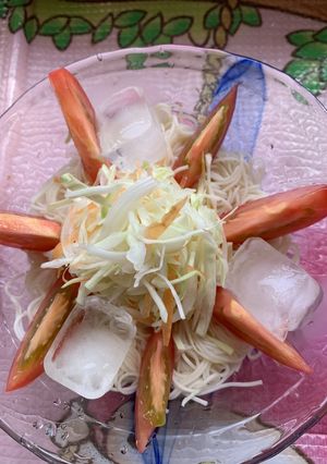 暑い夏にサッパリそうめんサラダ-レシピのメイン写真