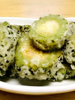 ゴーヤのから揚げおつまみ-レシピのメイン写真