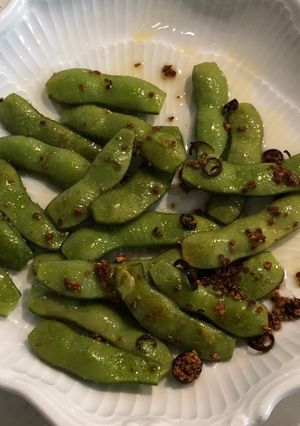 超簡単 枝豆のペペロンチーノ-レシピのメイン写真