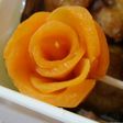 人参で簡単バラの花~