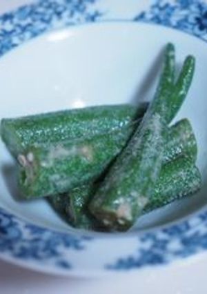オクラの麺つゆ練りゴマ合え-レシピのメイン写真