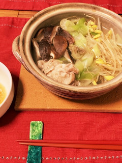 糖質オフ 妊婦飯 レモンタレの豚しゃぶ鍋-レシピのメイン写真