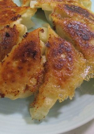 オクラの焼きぎょうざ-レシピのメイン写真