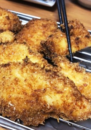 しっとりやわらか！鶏むねガーリックフライ-レシピのメイン写真