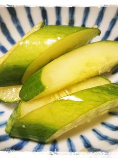 きゅうりのワサビポン酢漬け-レシピのメイン写真