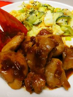 鶏肉の梅照り焼き☆-レシピのメイン写真