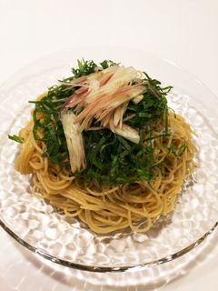 大葉としらすの冷製パスタ-レシピのメイン写真