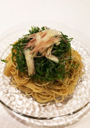 大葉としらすの冷製パスタ-レシピのメイン写真