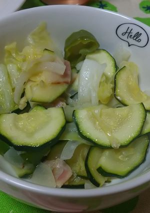ズッキーニの炒め物-レシピのメイン写真