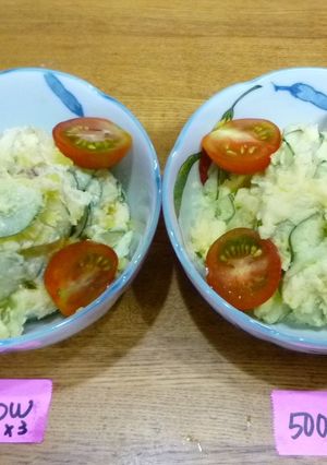 【レンジ】200ｗ調理でポテトサラダ-レシピのメイン写真