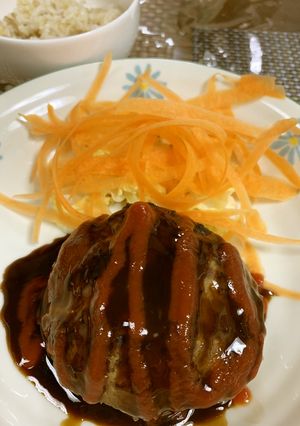 豆腐入りハンバーグ！胸焼けしにくい！-レシピのメイン写真