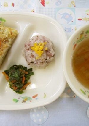羽子板松風焼き＠つくば市幼児食-レシピのメイン写真
