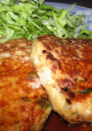 ♡ジューシーな豆腐ハンバーグ♡-レシピのメイン写真