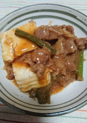 炒めるだけ♪の〜肉豆腐もどき(^o^)v-レシピのメイン写真
