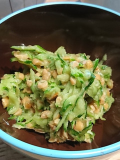 簡単!きゅうりと納豆の混ぜ混ぜ!!-レシピのメイン写真