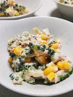 疲れた身体にゴーヤサラダ!-レシピのメイン写真
