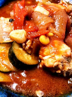炊飯器でチキンのトマト煮込み-レシピのメイン写真