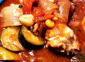 炊飯器でチキンのトマト煮込み-レシピのメイン写真