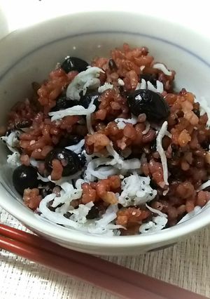 古代米入りしらすご飯-レシピのメイン写真