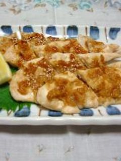 ~ささみの双子みそ焼き~-レシピのメイン写真