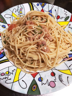 超楽々トマトとオクラの冷製パスタ作ります-レシピのメイン写真
