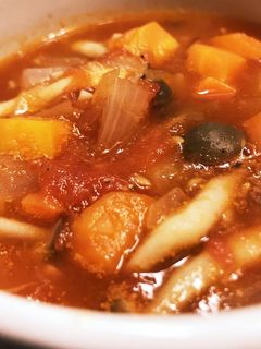 トマト大量消費!夏でもHOTトマトスープ-レシピのメイン写真