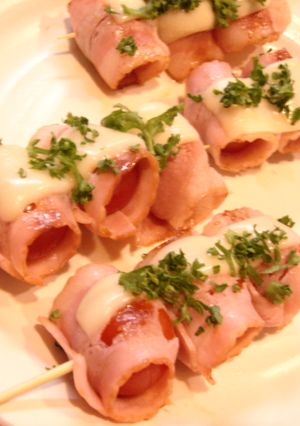 ミニトマトとベーコンのチーズ串焼き-レシピのメイン写真