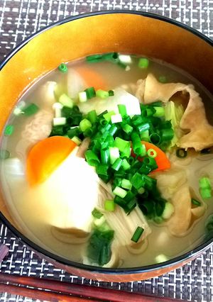北海道風豚汁-レシピのメイン写真
