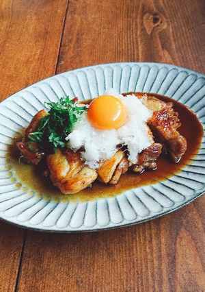 鶏てり❤️黄身おろし-レシピのメイン写真
