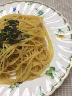 超簡単!ツナとほうれん草の和風パスタ-レシピのメイン写真