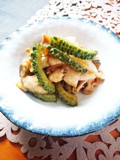 豚肉とゴーヤの甘酢炒め-レシピのメイン写真