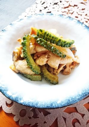 豚肉とゴーヤの甘酢炒め-レシピのメイン写真