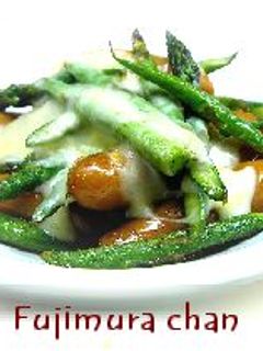 アスパラとウインナーのチーズ焼き-レシピのメイン写真