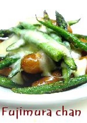 アスパラとウインナーのチーズ焼き-レシピのメイン写真