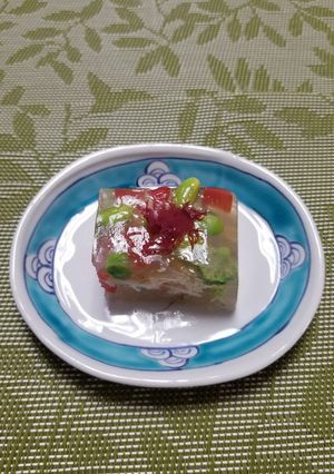 固めて簡単♪彩り寒天寄せ-レシピのメイン写真