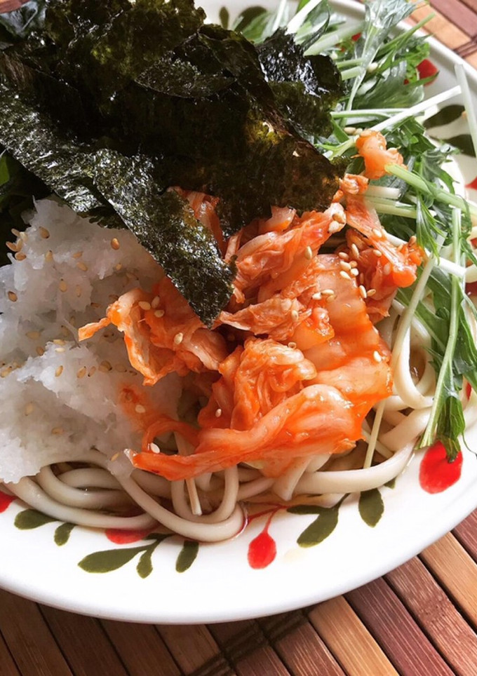 簡単！おろしキムチおろしうどん-レシピのメイン写真