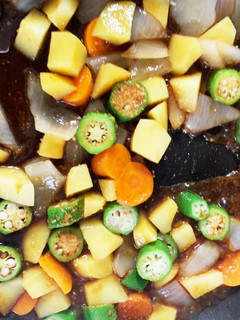 じゃがいもオクラの中華漬け炒め煮-レシピのメイン写真