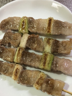 買って来た豚ネギマ串の美味しい焼き方-レシピのメイン写真