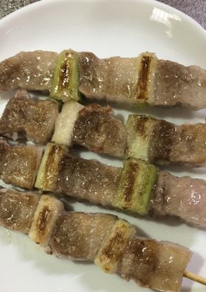 買って来た豚ネギマ串の美味しい焼き方-レシピのメイン写真